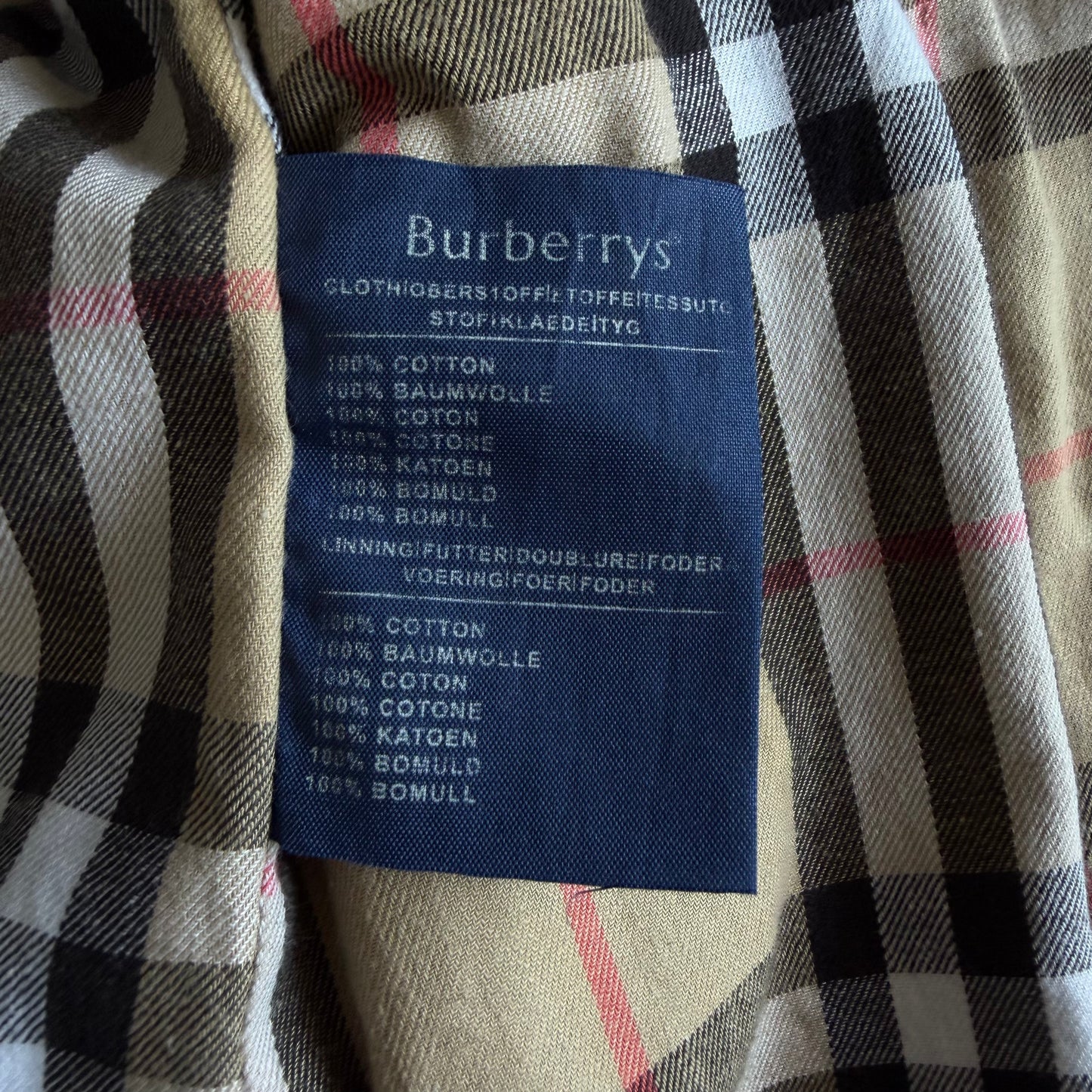 90s Burberry Double Breasted Trench Coat - S/M