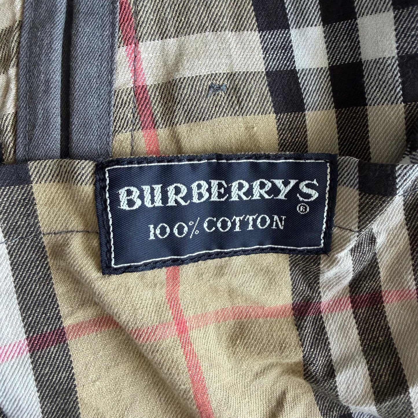 90s Burberry Double Breasted Trench Coat - S/M