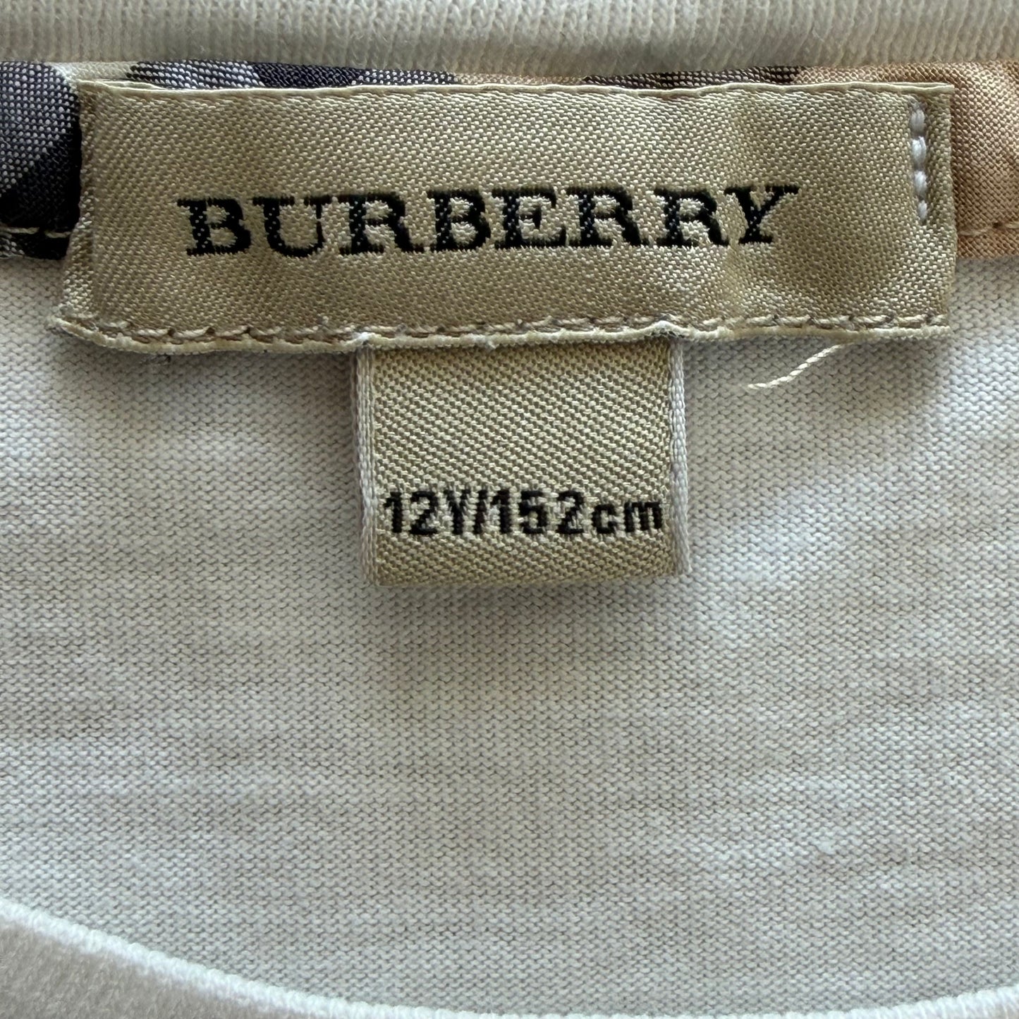 Y2K Burberry Embroidered Union Jack Top -S/ M