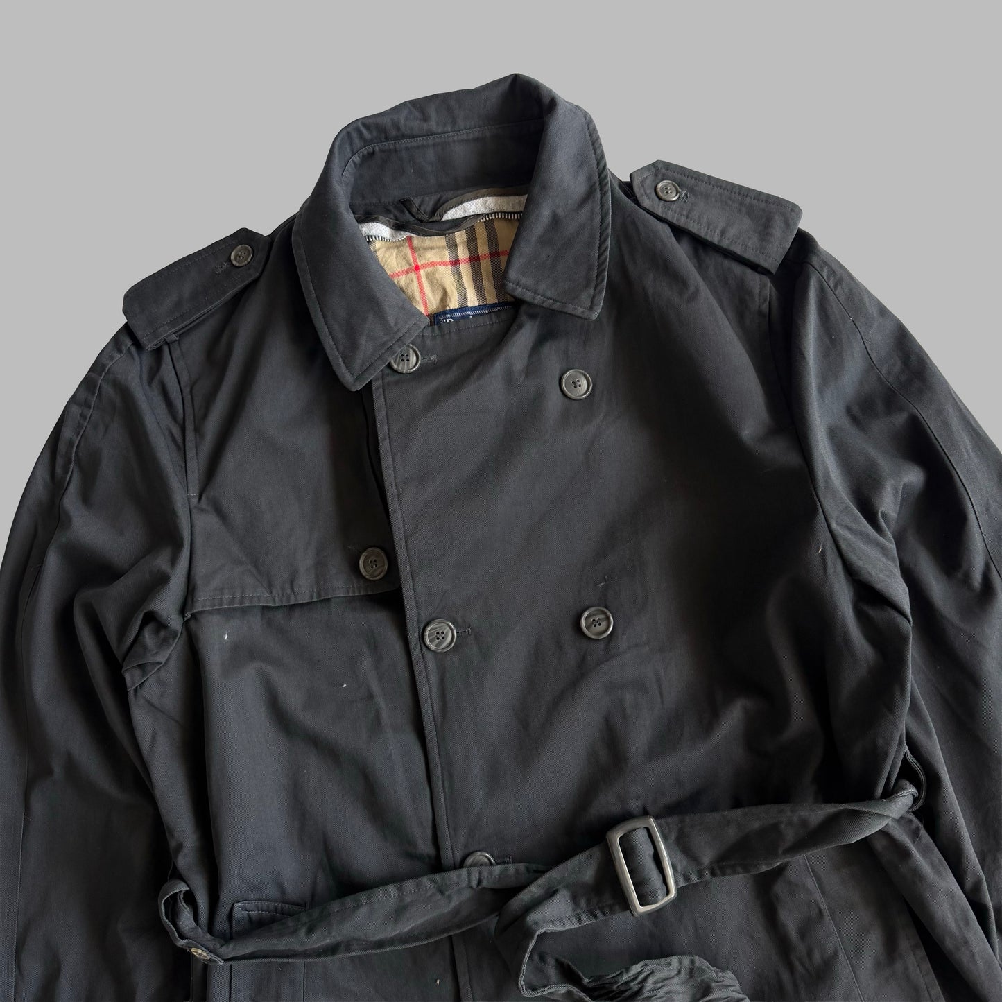 90s Burberry Double Breasted Trench Coat - XXL/XL