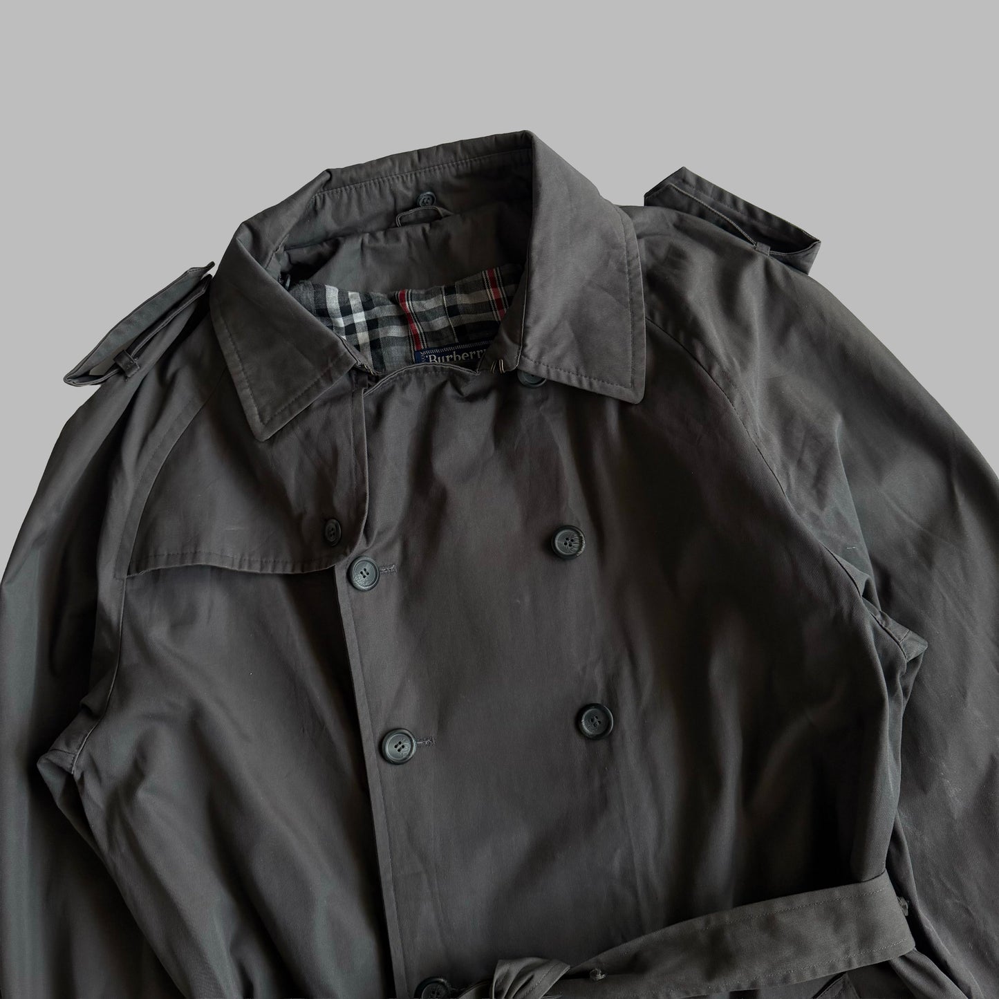 90s Burberry Double Breasted Trench Coat - L/XL