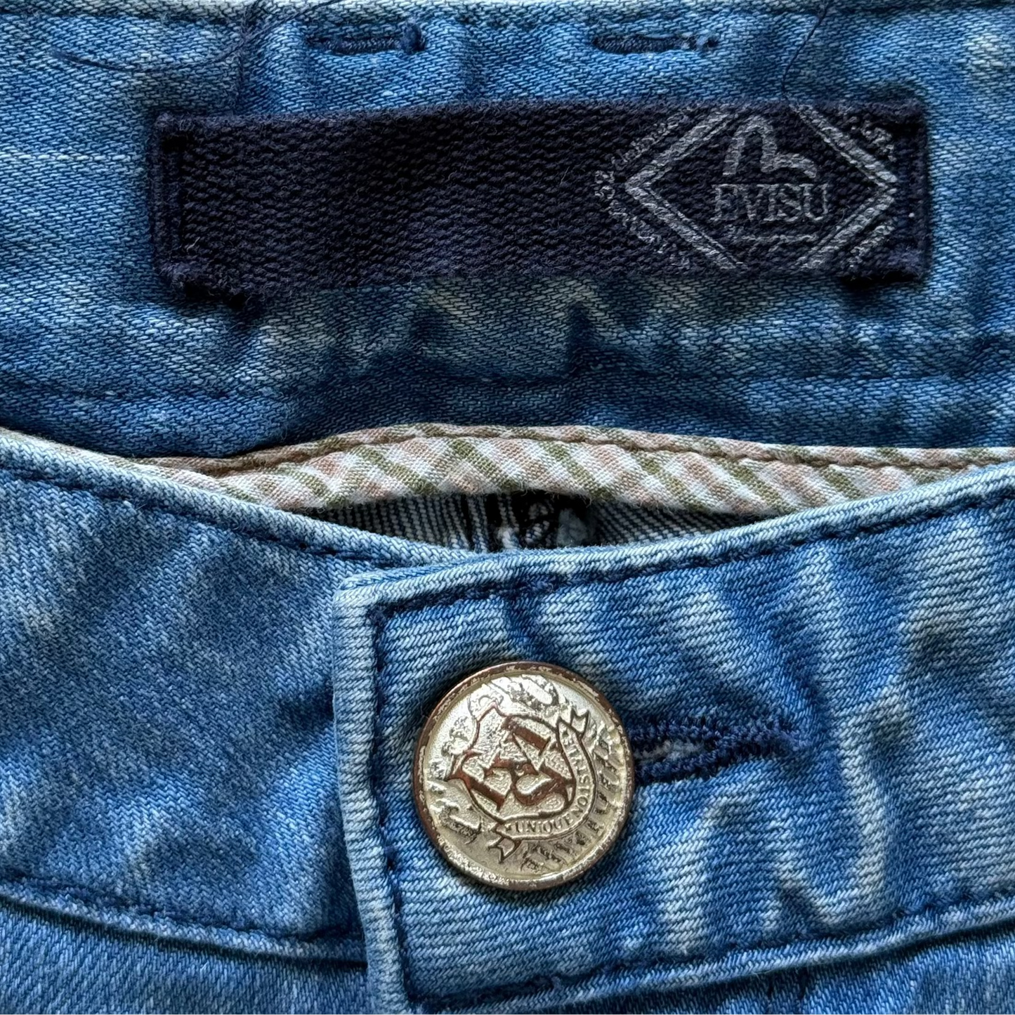 Evisu Mini Shorts -  28"