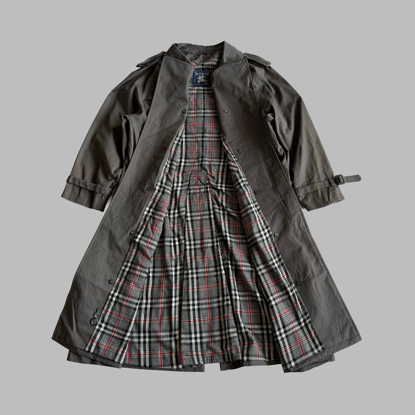 90s Burberry Double Breasted Trench Coat - L/XL