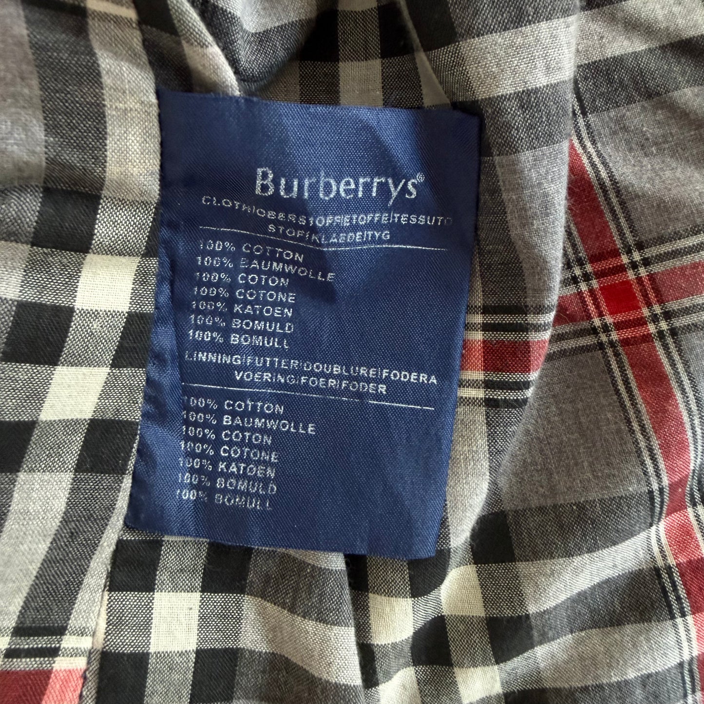 90s Burberry Double Breasted Trench Coat - S/M