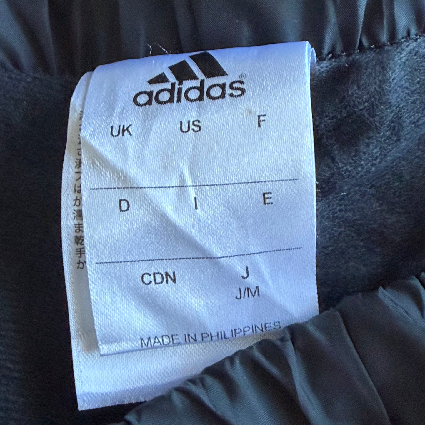 Y2K Adidas Striped Wide Leg Track Pants - M