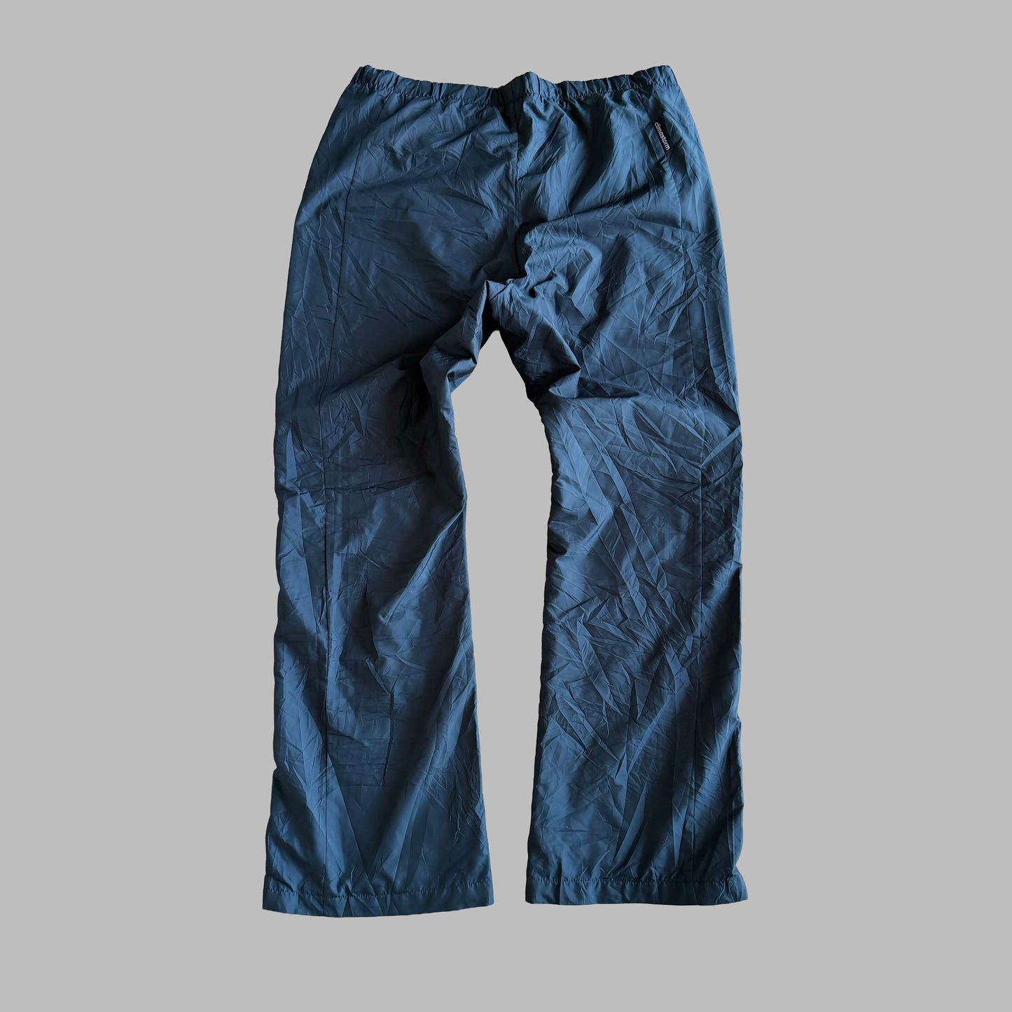 Y2K Adidas Striped Wide Leg Track Pants - M