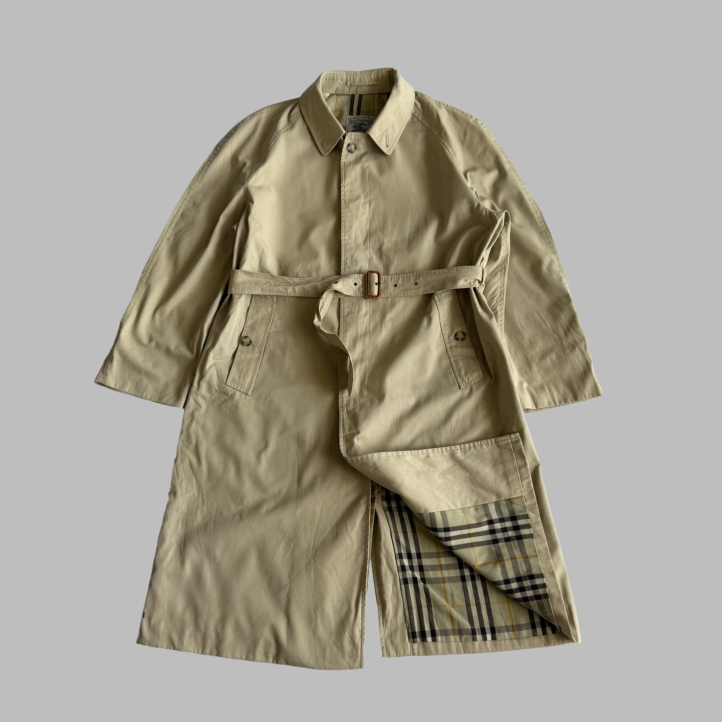 90s Classic Burberry Trench Coat - S/M