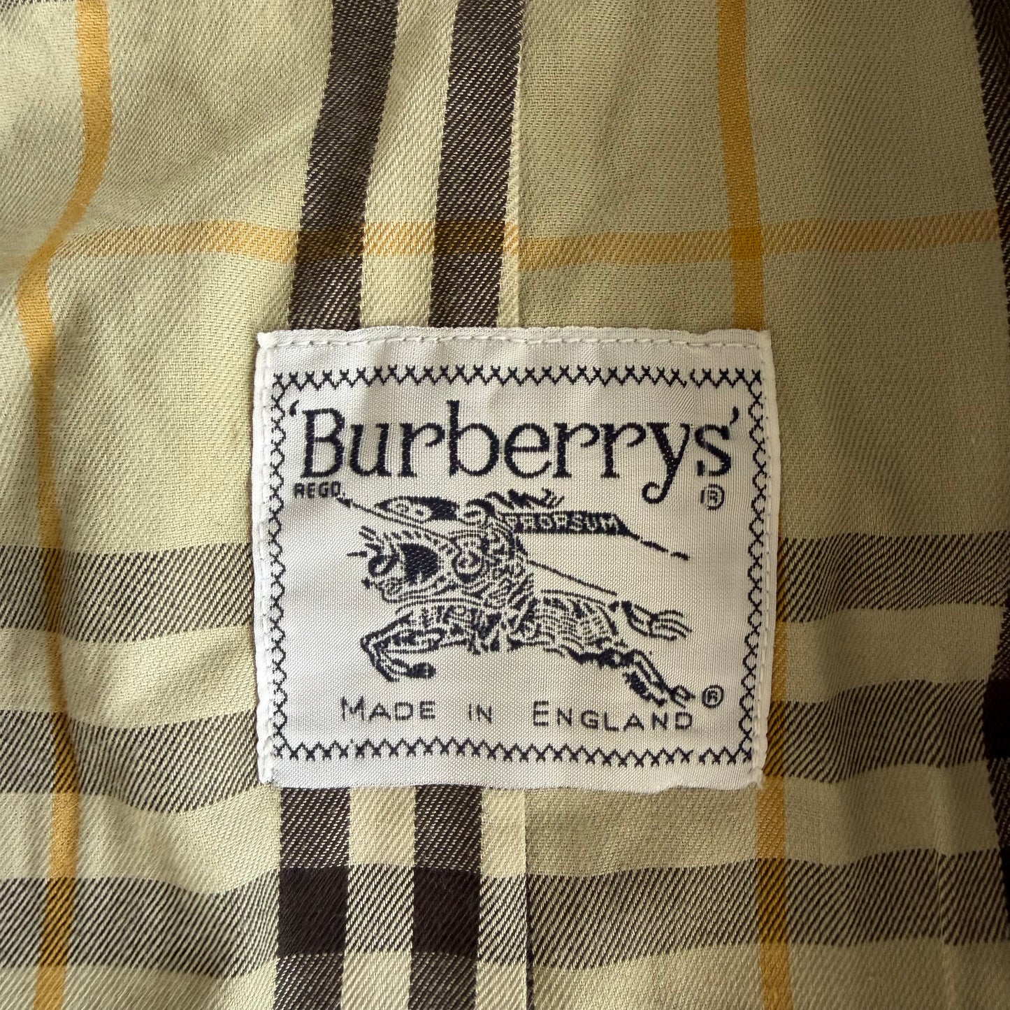 90s Classic Burberry Trench Coat - S/M