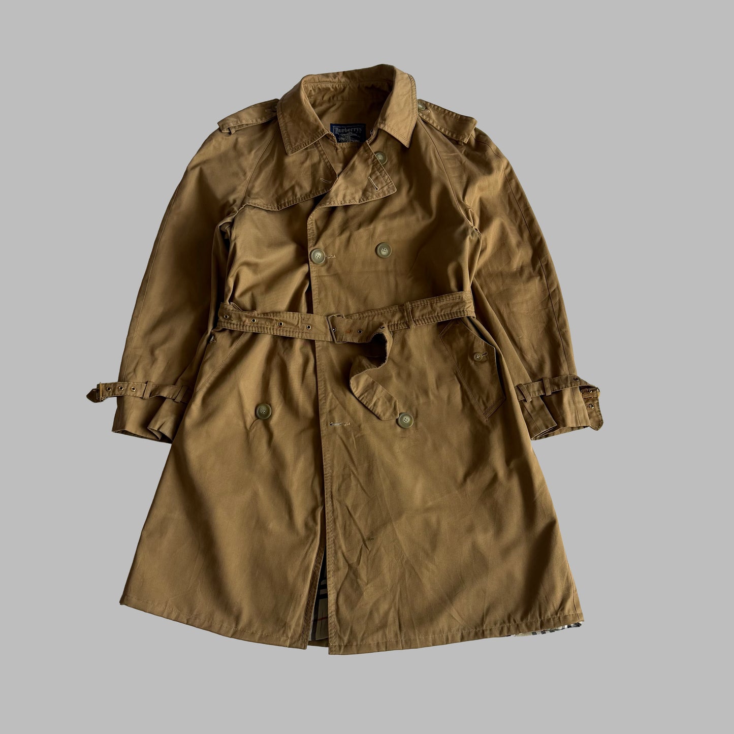 90s Burberry Double Breasted Trench Coat - XS/S
