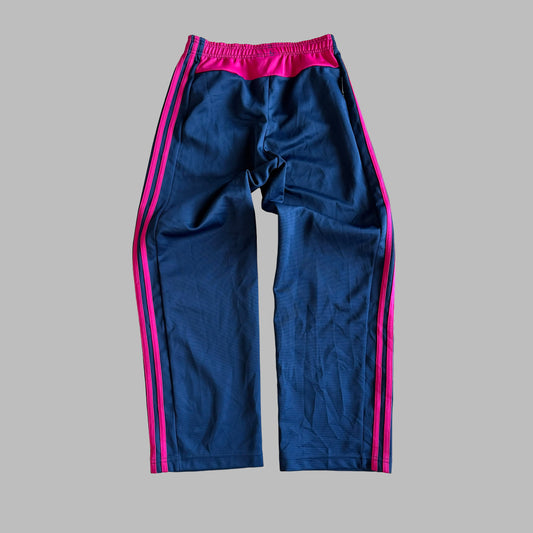 Y2K Adidas Three Stripe Straight Leg Track Pants - S