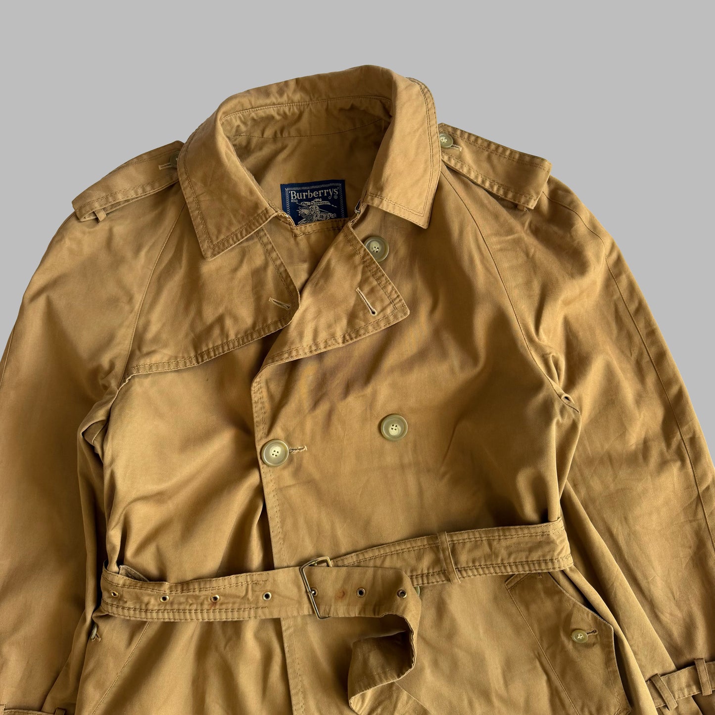 90s Burberry Double Breasted Trench Coat - XS/S