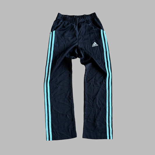 Y2K Adidas Three Stripe Straight Leg Track Pants - XXS