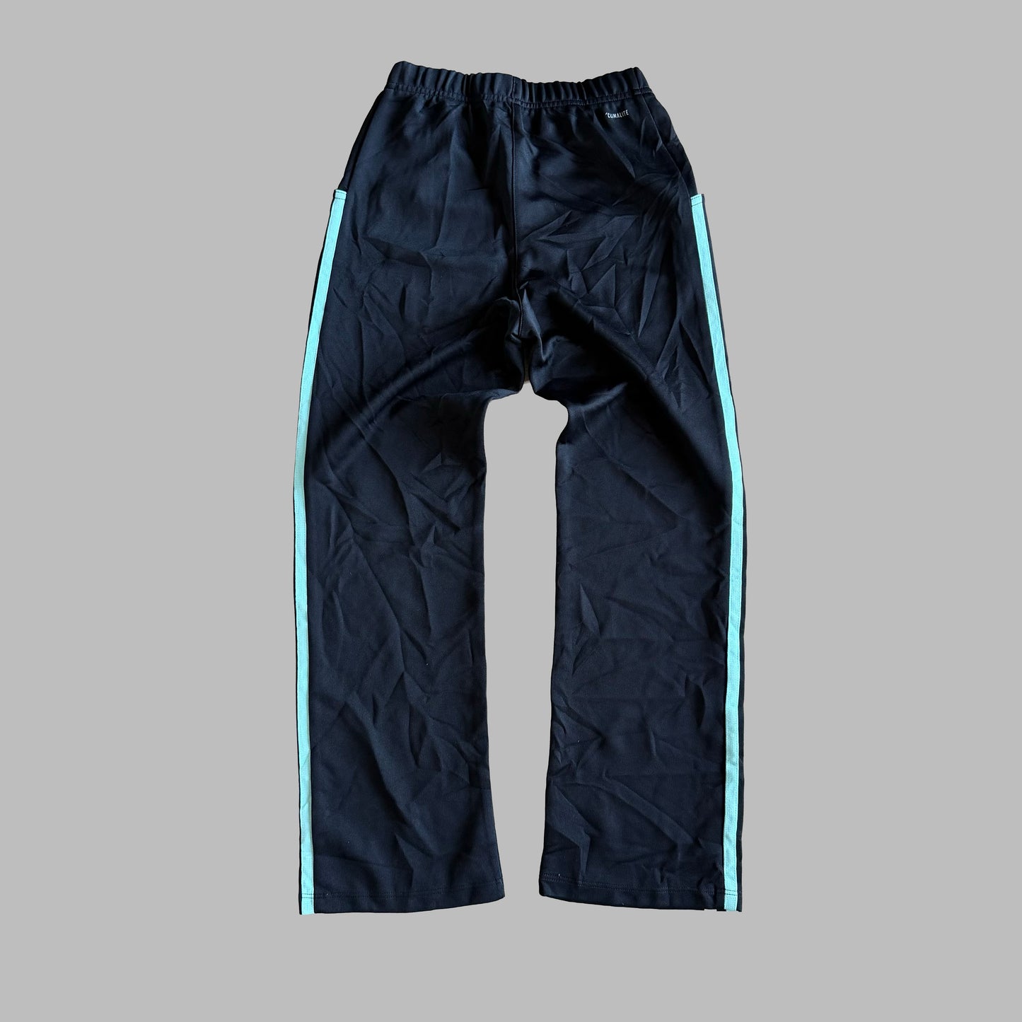 Y2K Adidas Three Stripe Straight Leg Track Pants - XXS