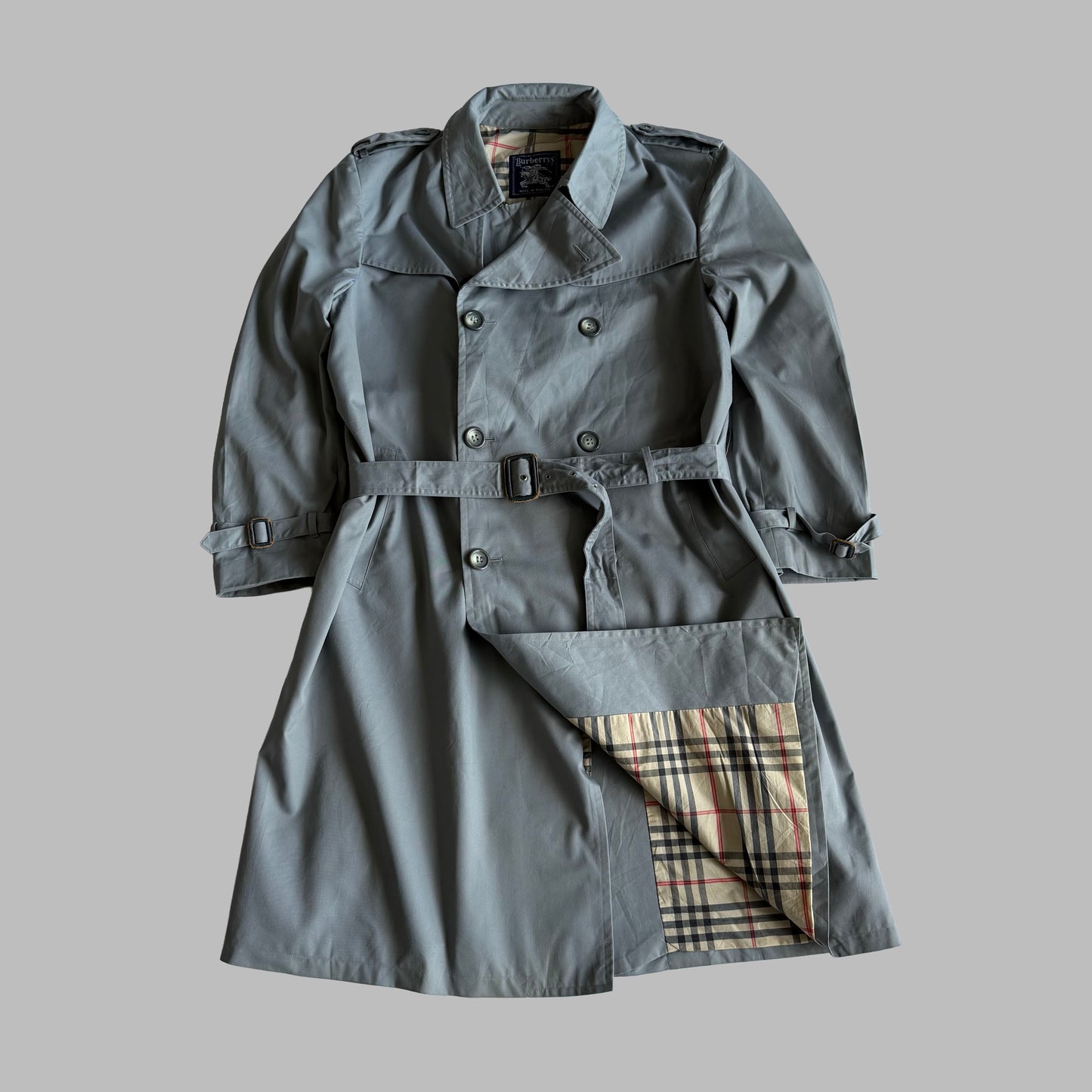 90s Burberry Double Breasted Trench Coat - M/L