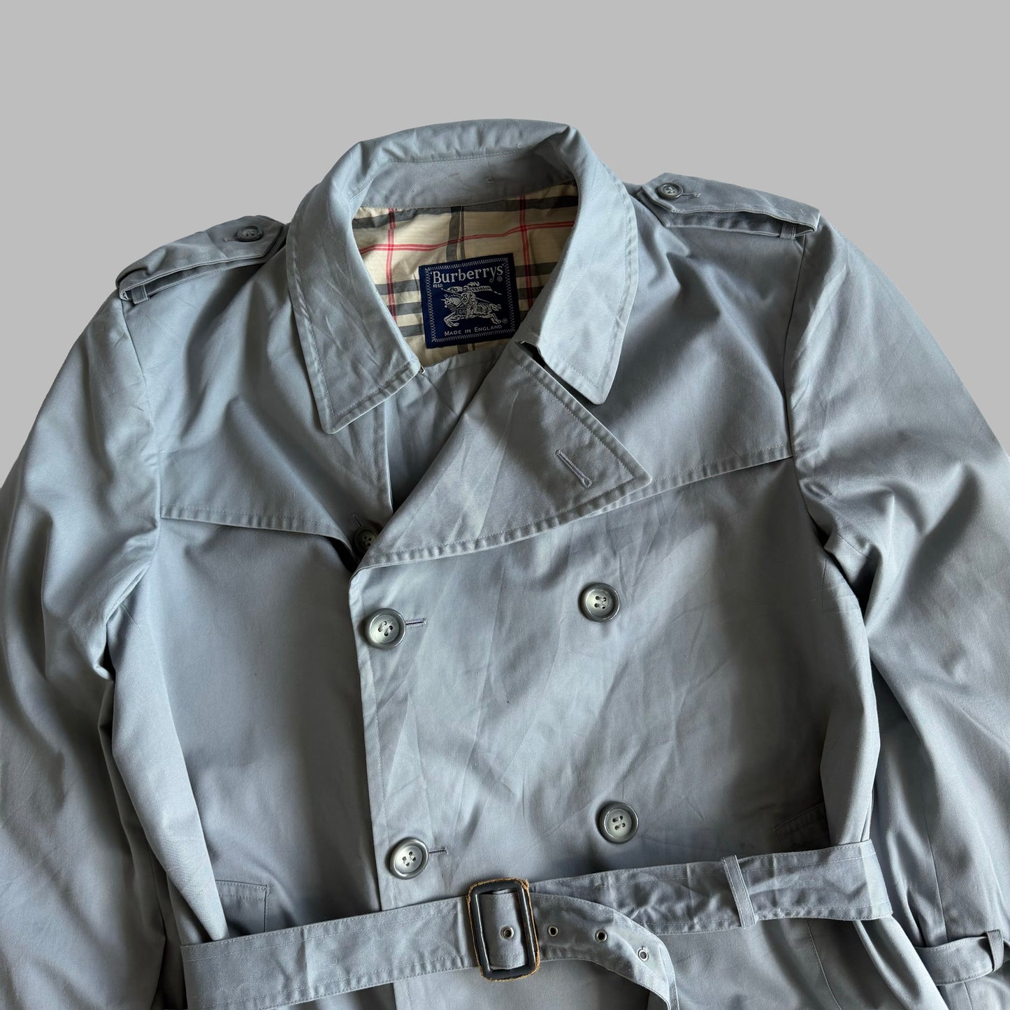 90s Burberry Double Breasted Trench Coat - M/L