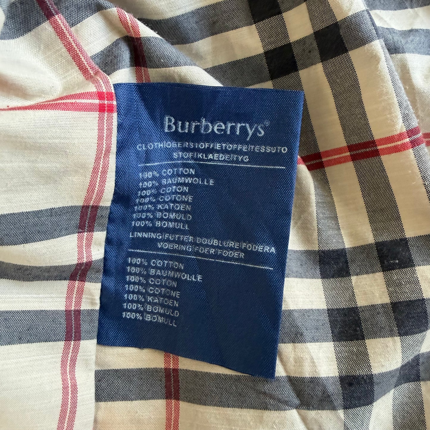 90s Burberry Double Breasted Trench Coat - M/L