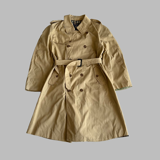 90s Burberry Double Breasted Trench Coat - XS/S
