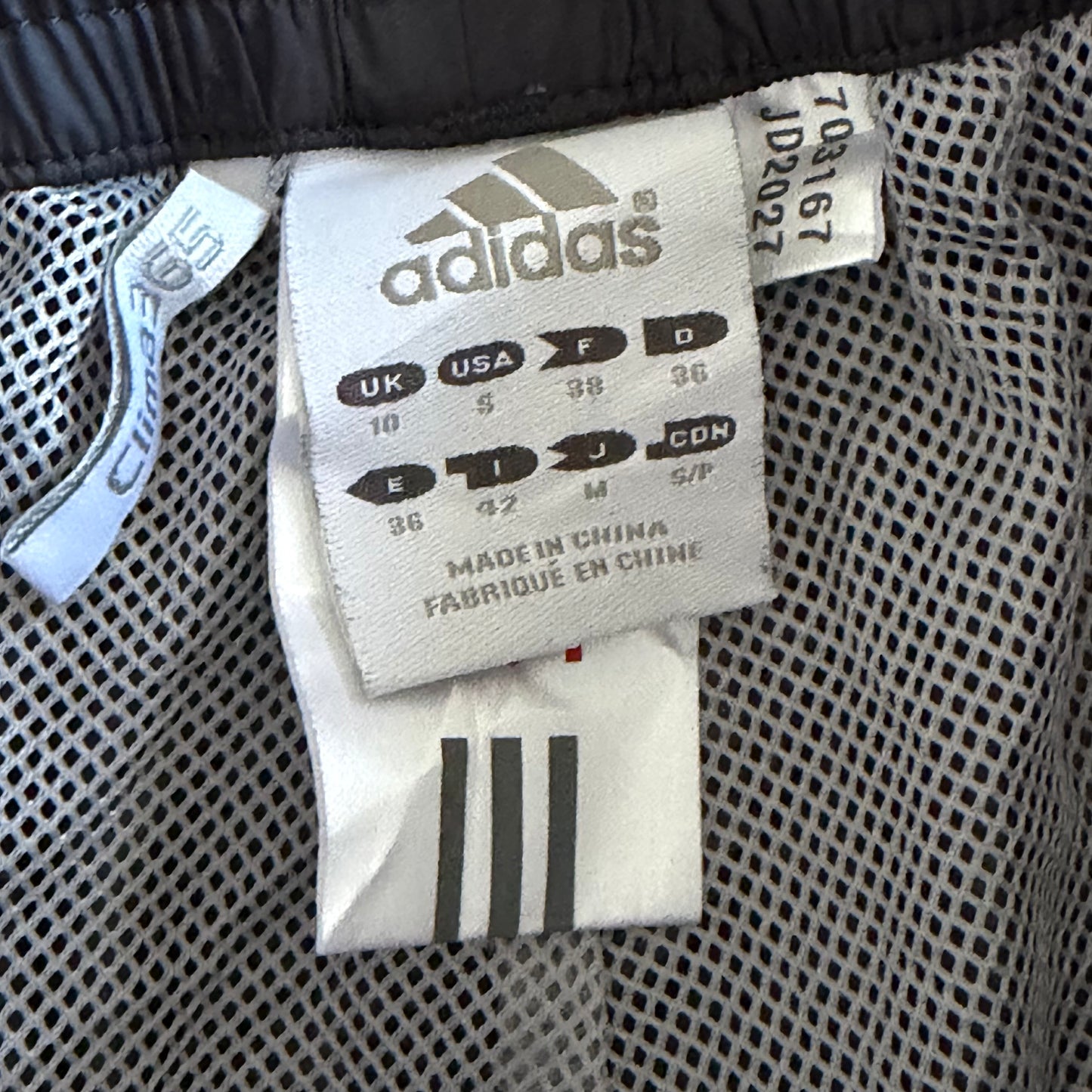 Y2K Adidas Three Stripe Track Pants - S