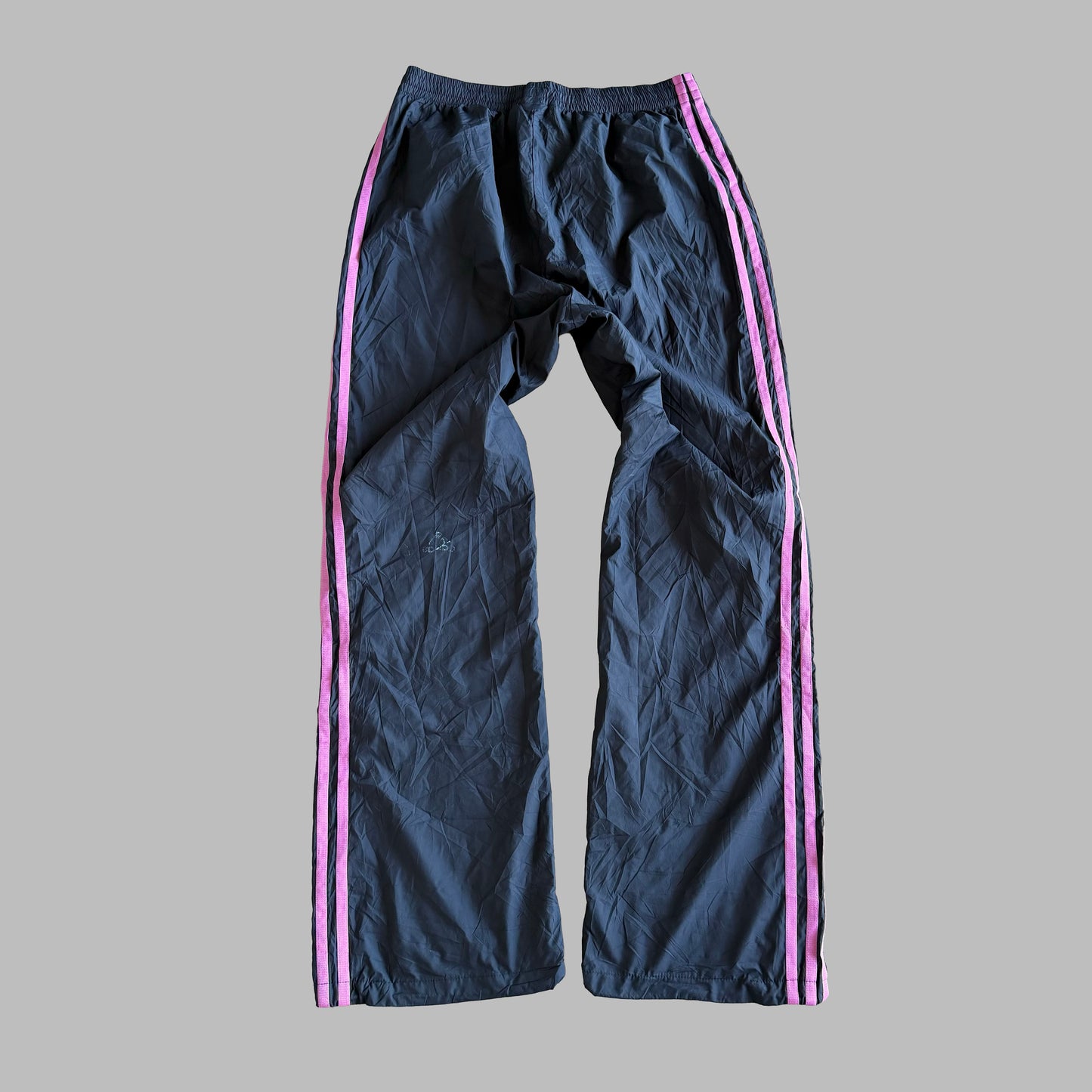 Y2K Adidas Three Stripe Track Pants - S