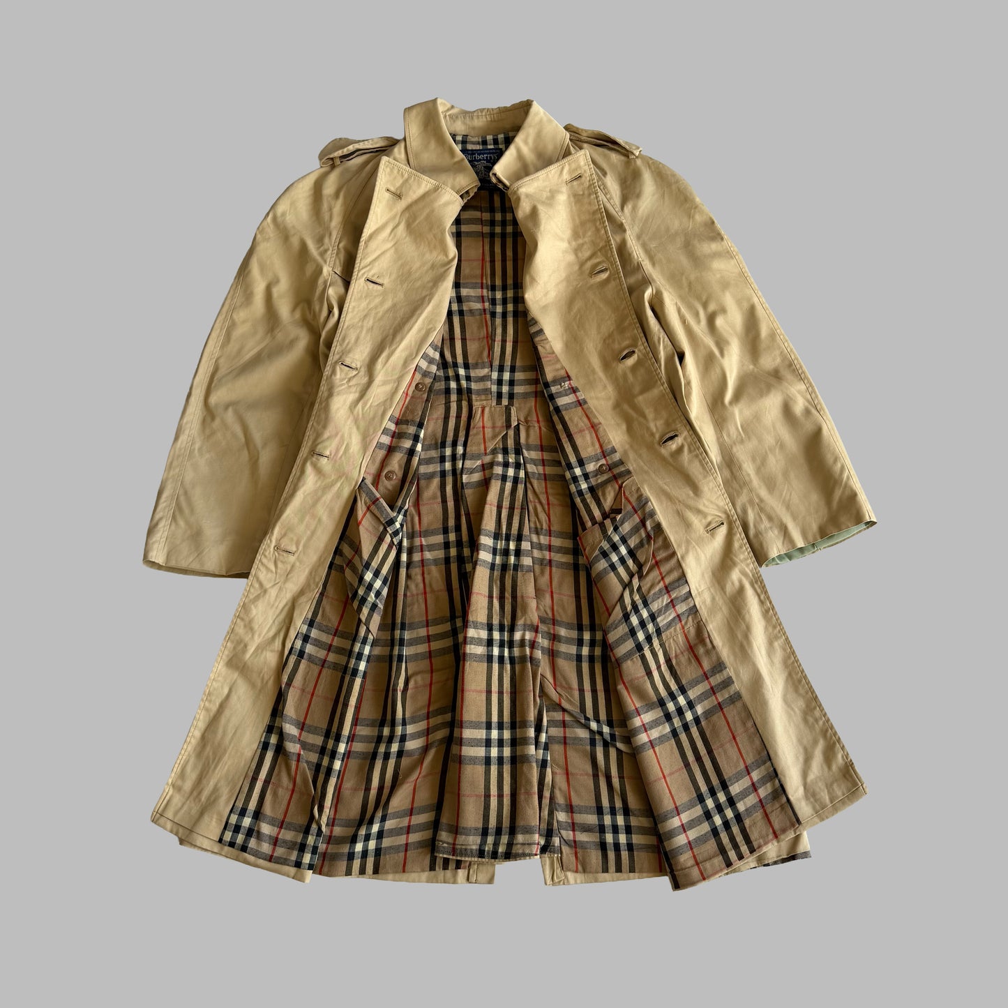 90s Burberry Double Breasted Trench Coat - XS/S
