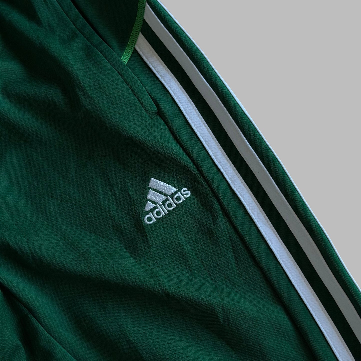 Y2K Adidas Three Stripe Straight Leg Track Pants - S