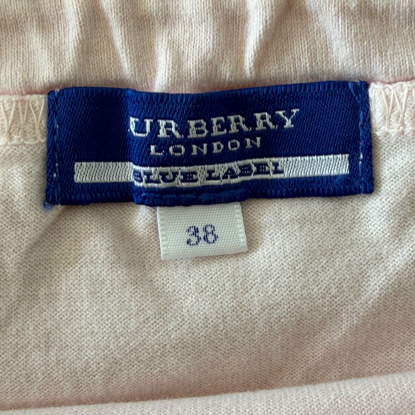 Y2K Burberry Blue Label Nova Check Strap Cami - S/M