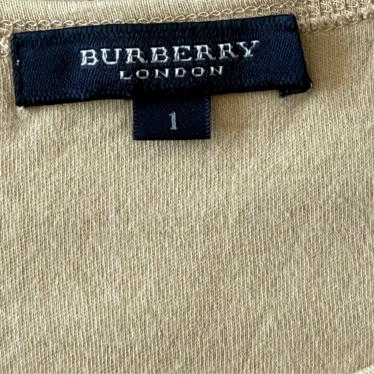 Y2K Burberry Union Jack Fitted Top - M/L