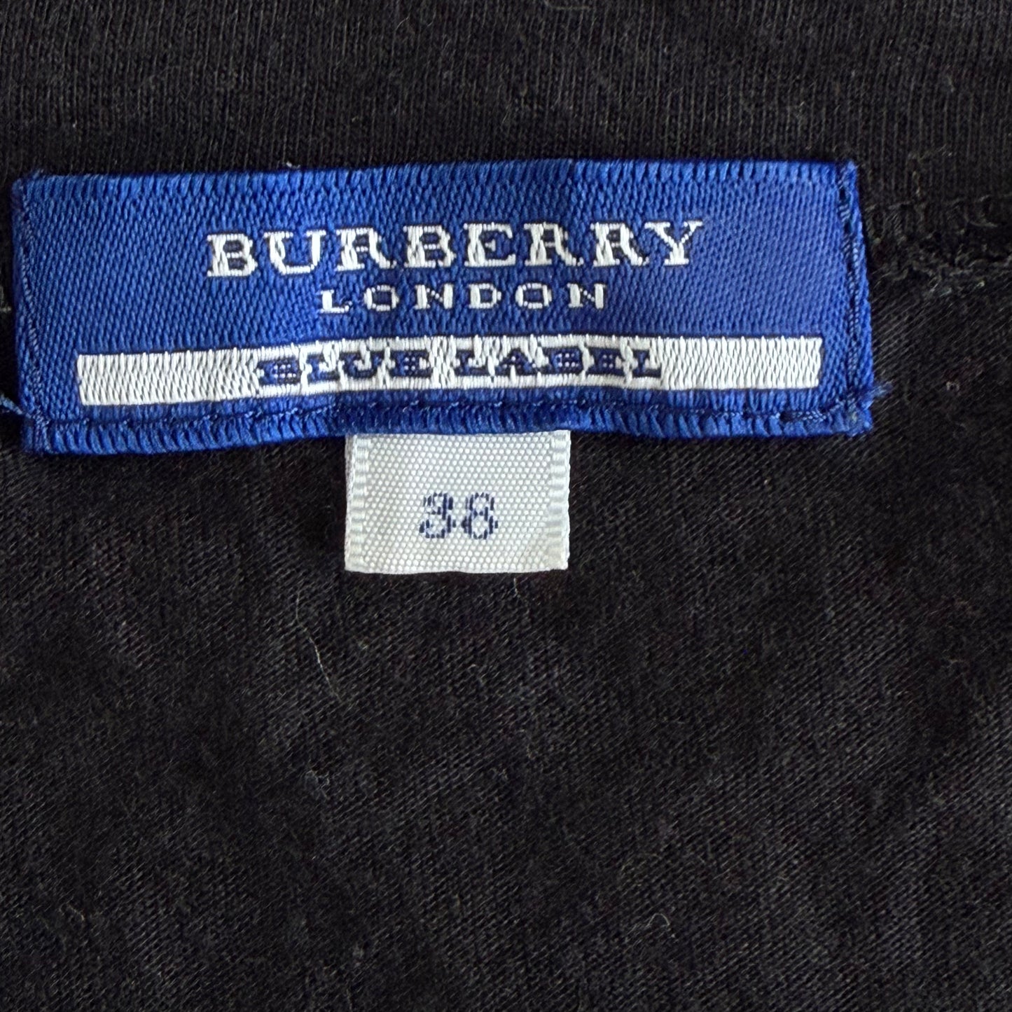 Y2K Burberry Nova Check Ruched Babydoll Top - M
