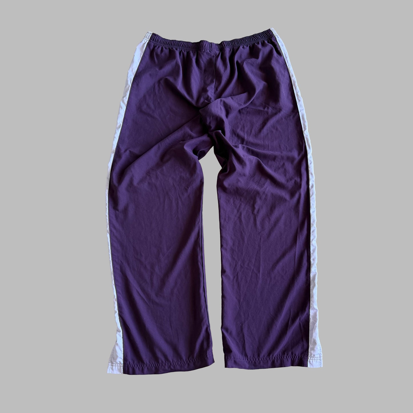 Y2K Nike Striped Wide Leg Track Pants - XL