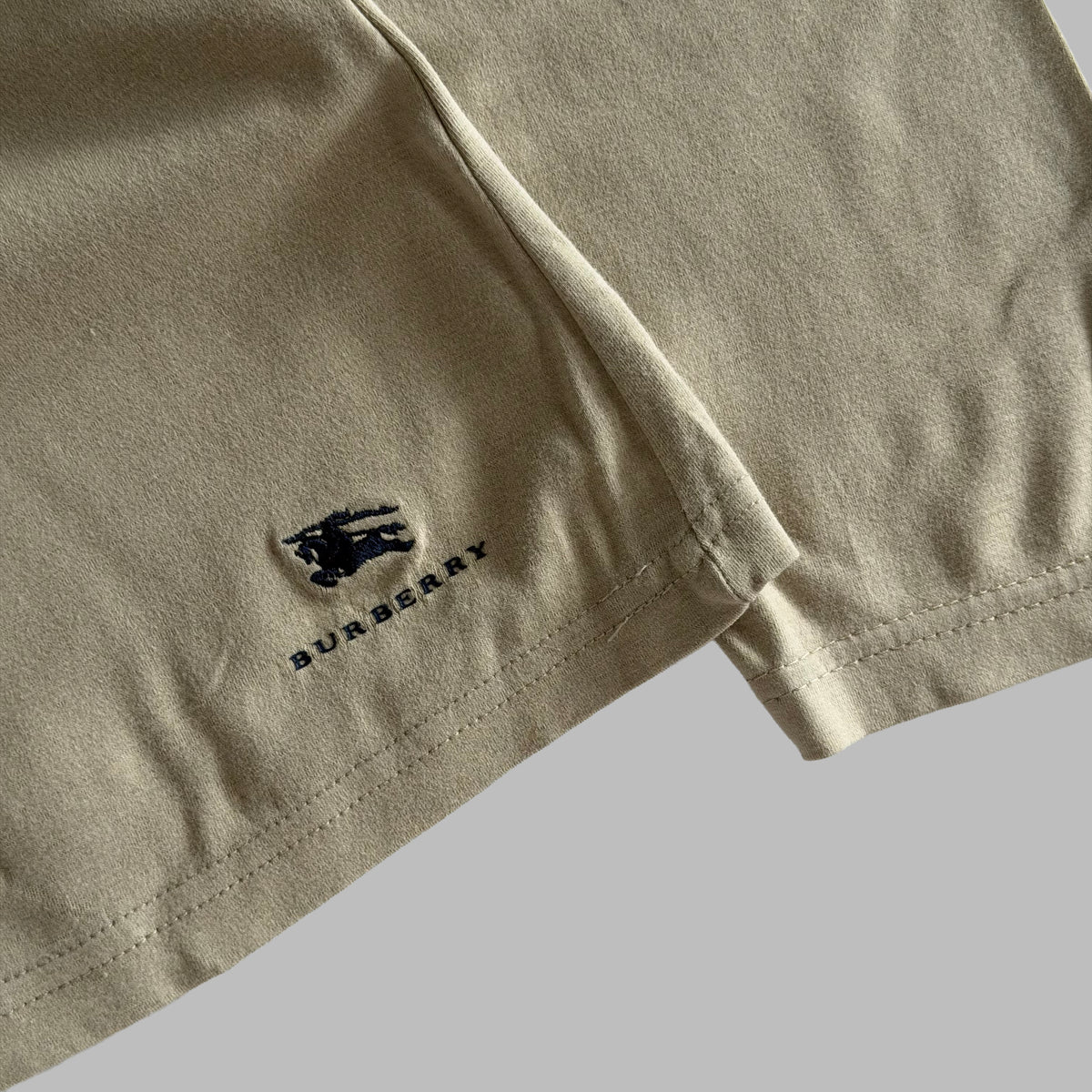 Y2K Burberry Tie Neck Long Sleeve Top - M/L