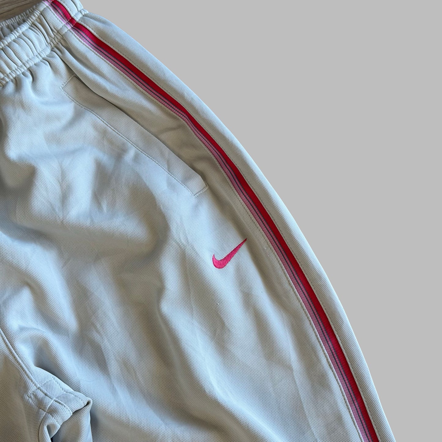 Y2K Nike Striped Straight Leg Track Pants - XS
