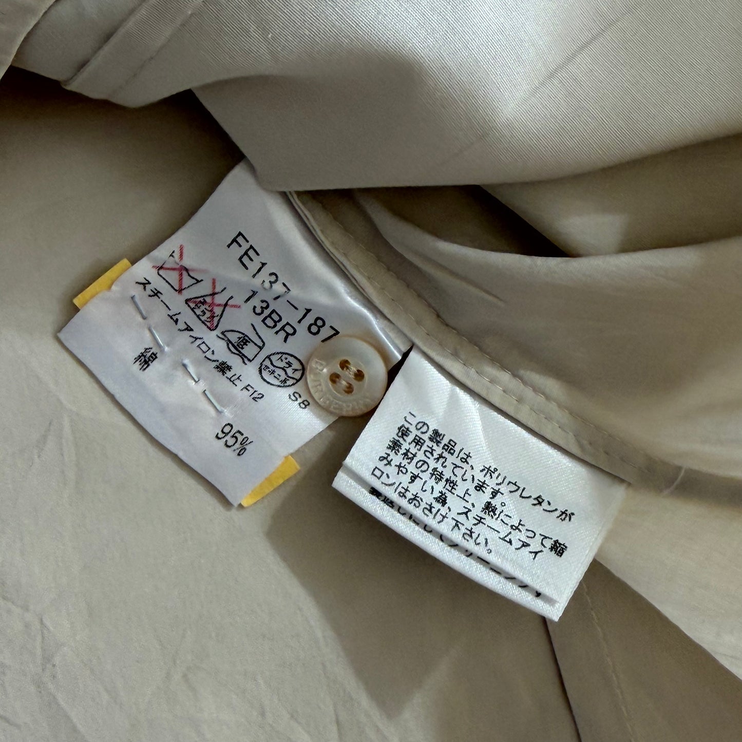 Y2K Burberry Lightweight Button Up Shirt - L