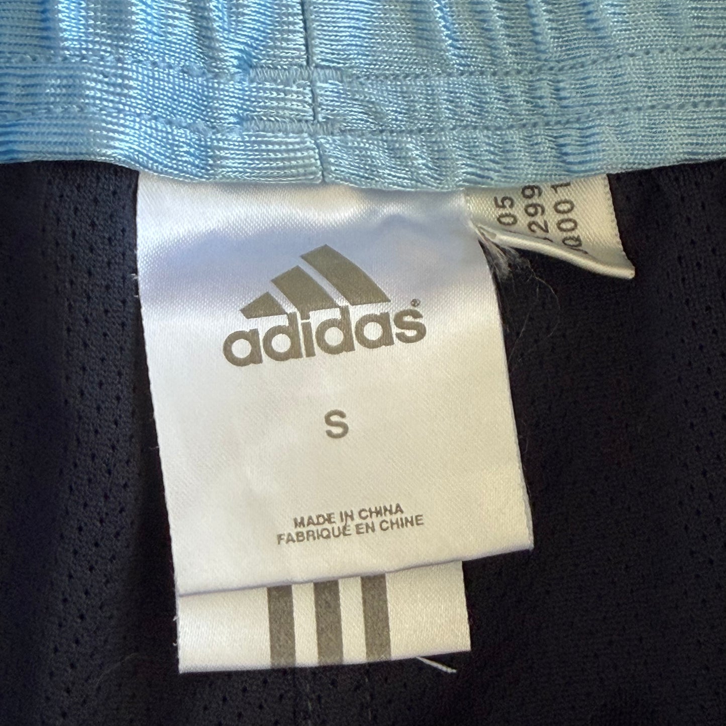 Y2K Adidas Three Stripe Straight Leg Track Pants - S