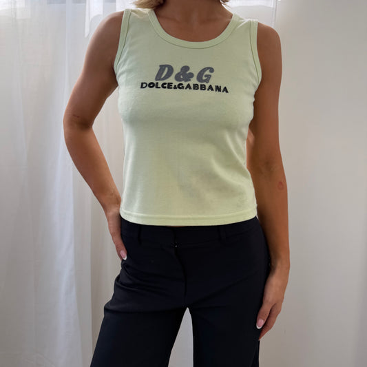 Y2K Dolce and Gabbana Tank - M