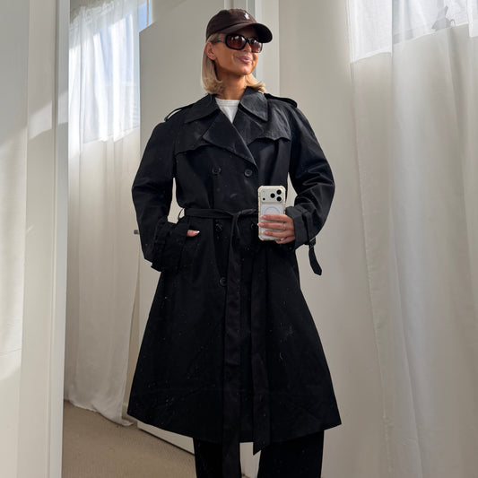 90s Burberry Double Breasted Trench Coat - XS/S