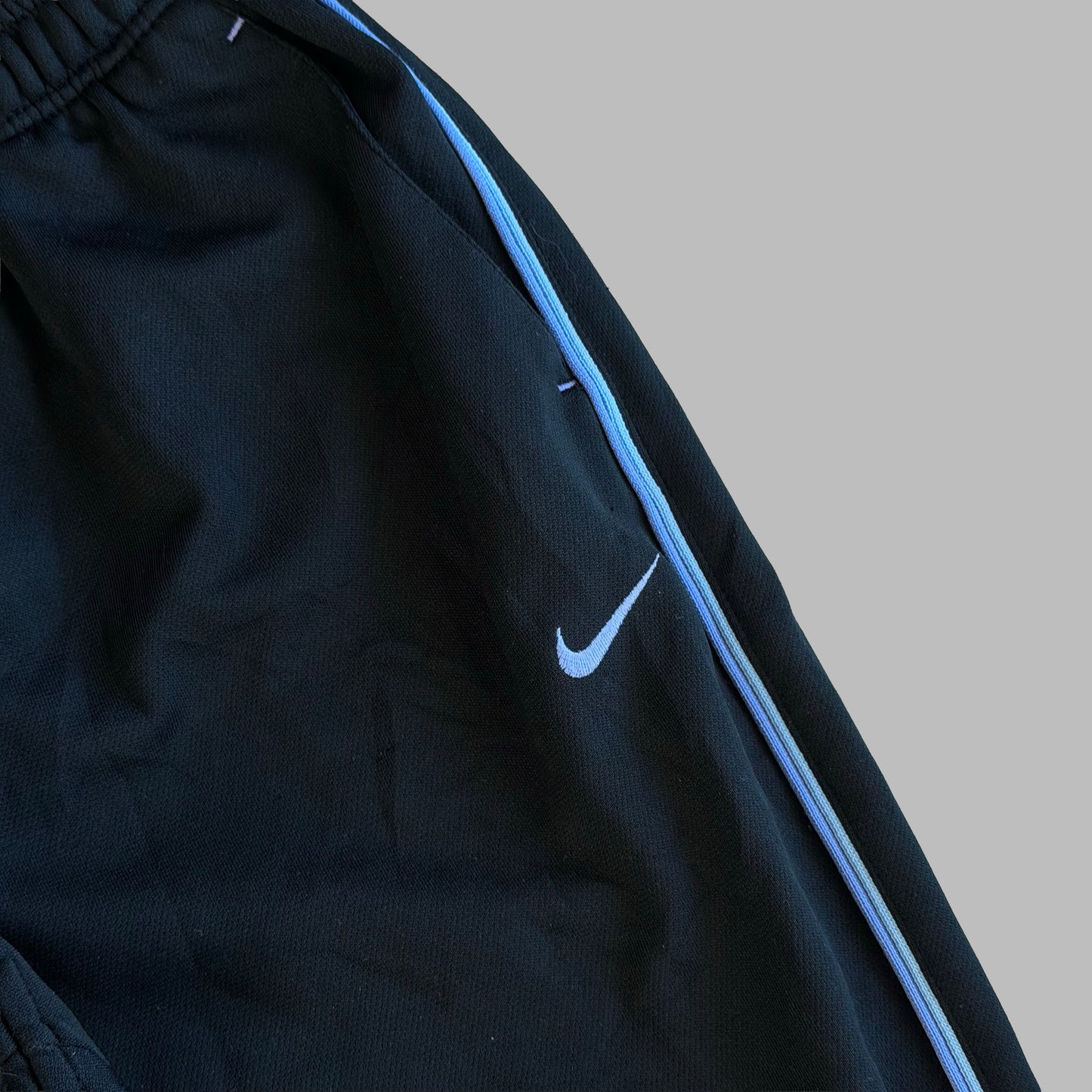 Y2K Nike Striped Straight Leg Track Pants - S