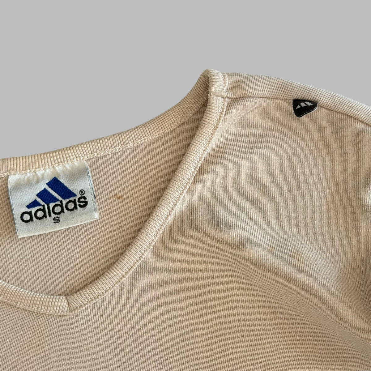90s Adidas Striped Longsleeve Top - S/M