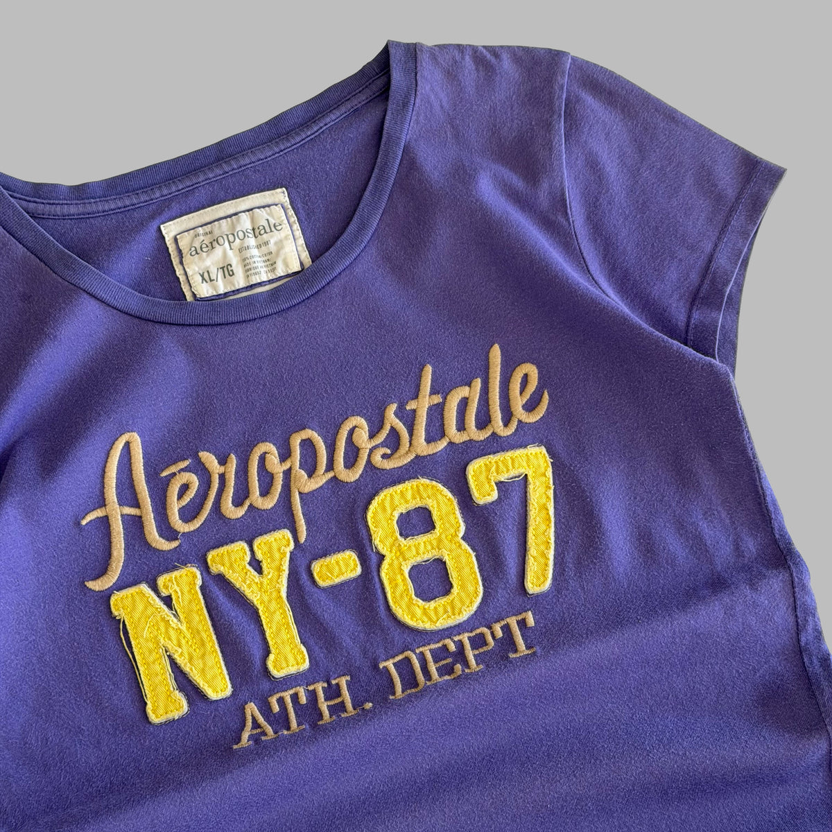 Y2K Aeropostale Fitted Baby Tee - L