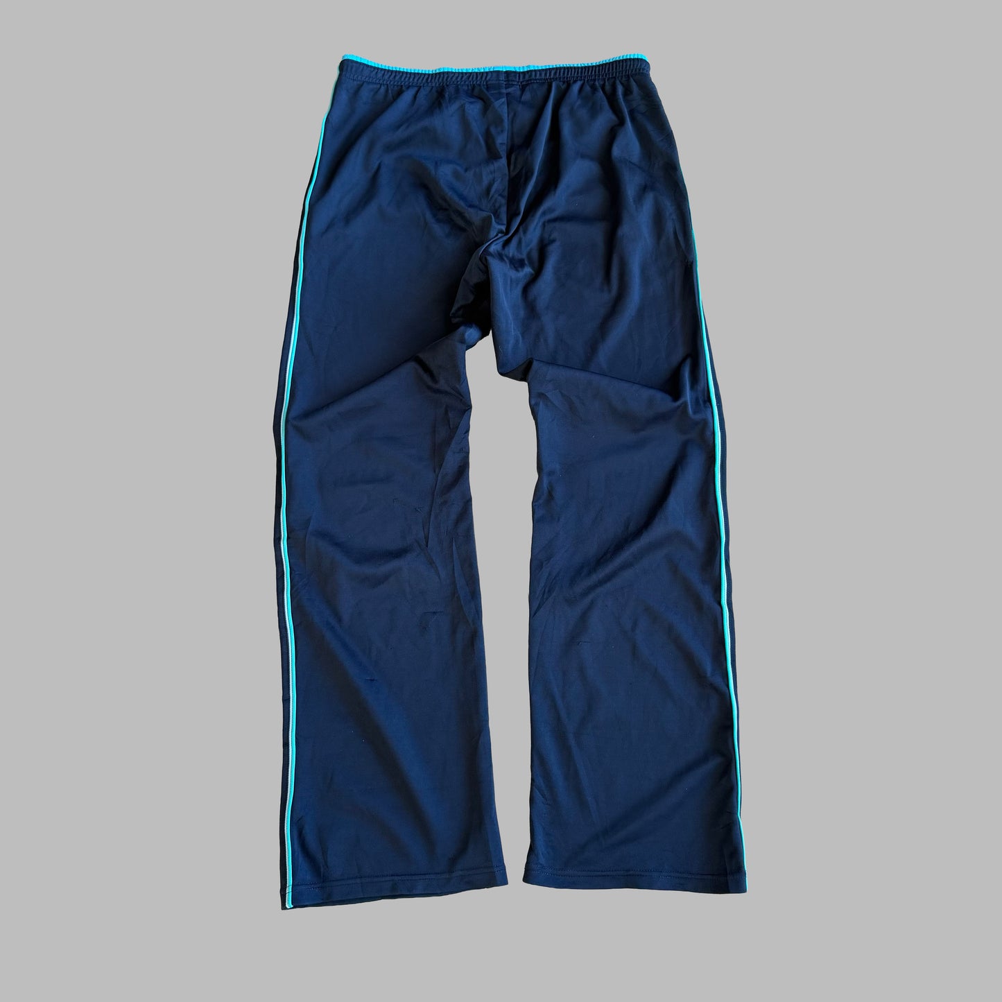 Y2K Adidas Striped Wide Leg Track Pants - XS