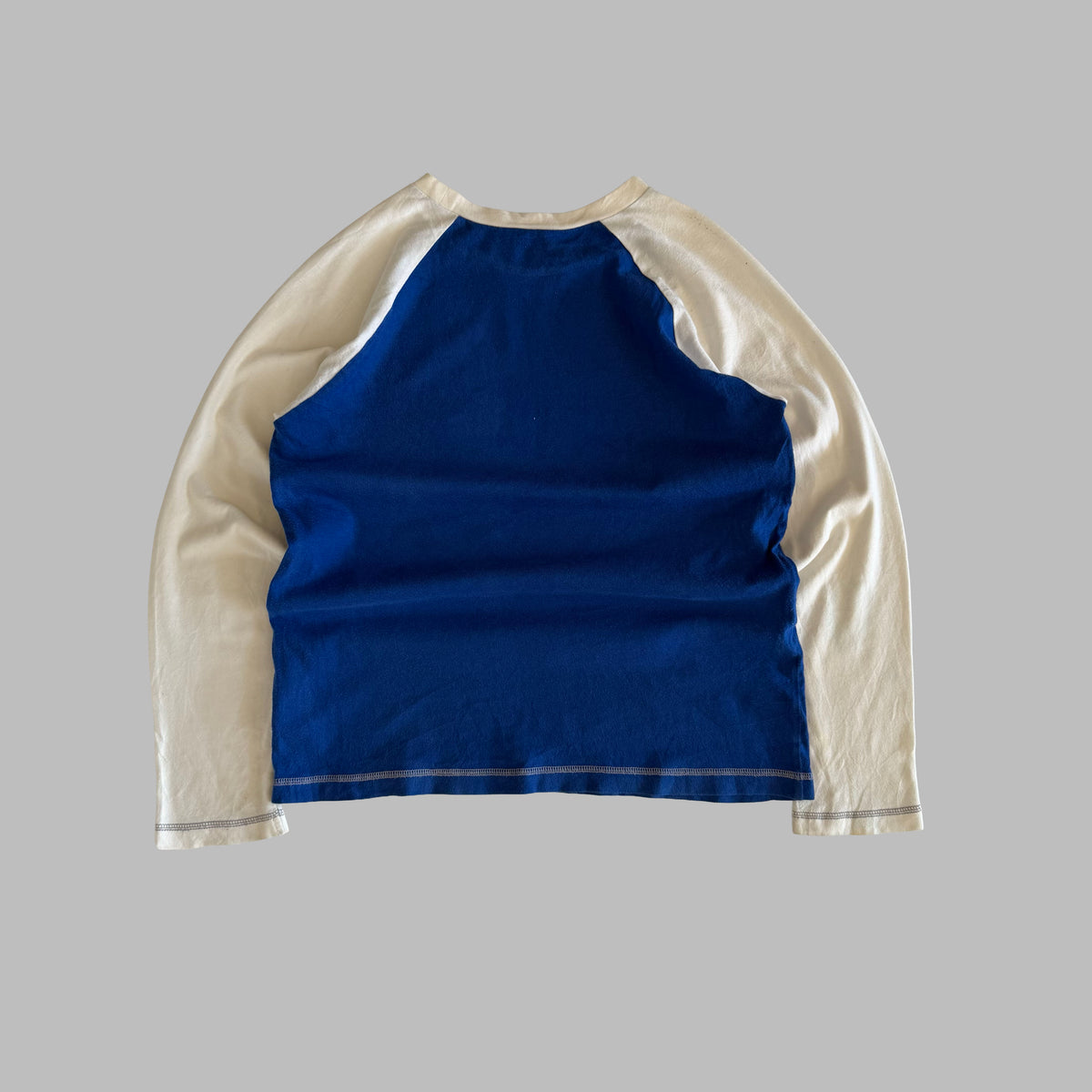 Y2K Adidas Raglan Long Sleeve Top - S/M
