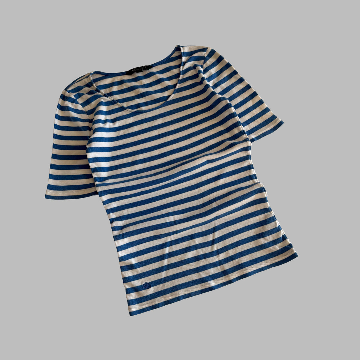 Y2K Ralph Lauren Striped 3/4 Sleeve Top - S