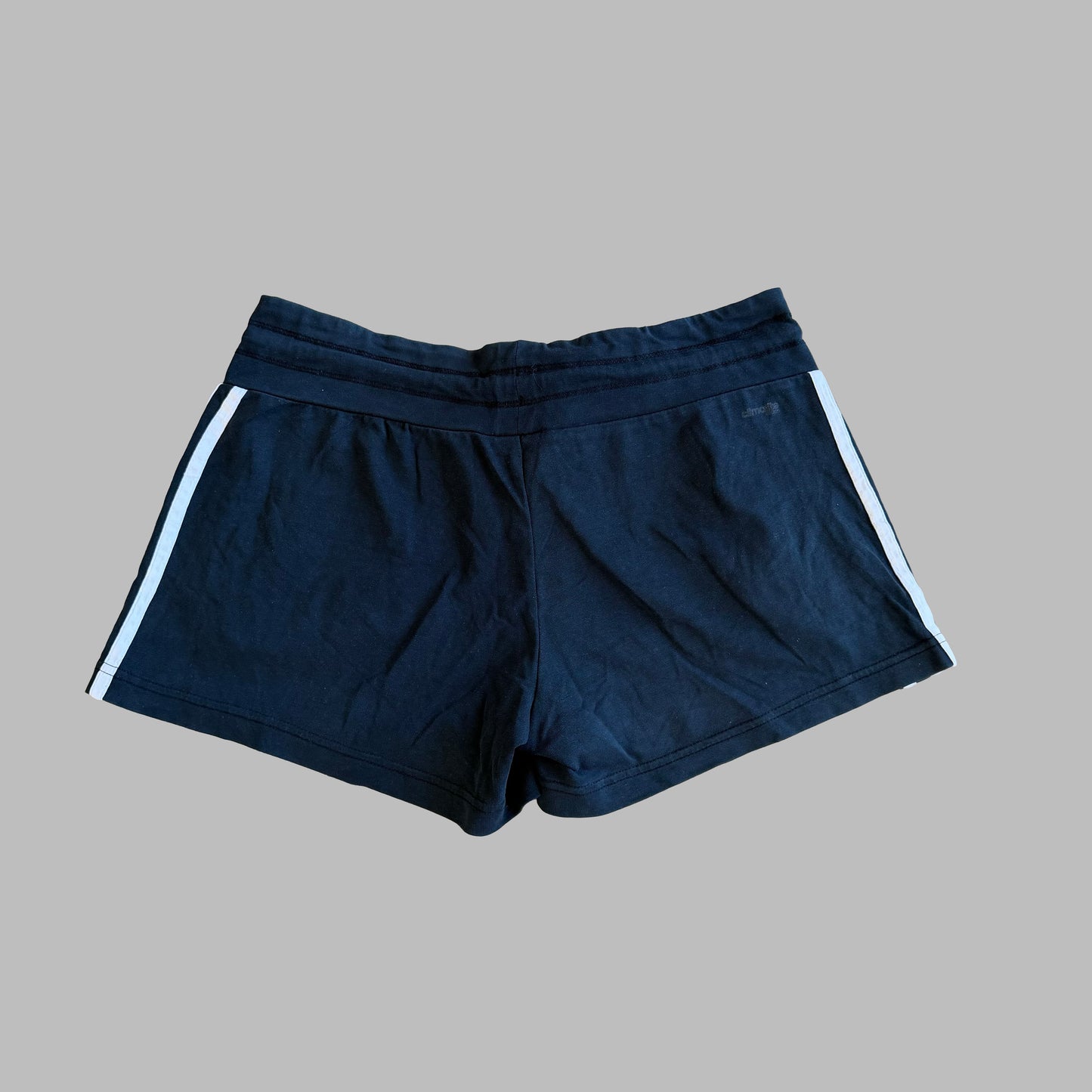 Y2K Adidas Three Stripe Mini Shorts - M