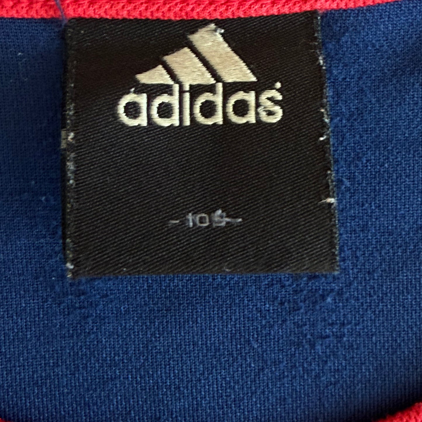 Y2K Adidas Three Stripe Jersey - L
