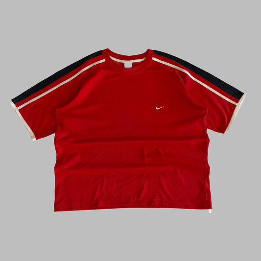 Y2K Nike Heavyweight Striped Tee - XXL
