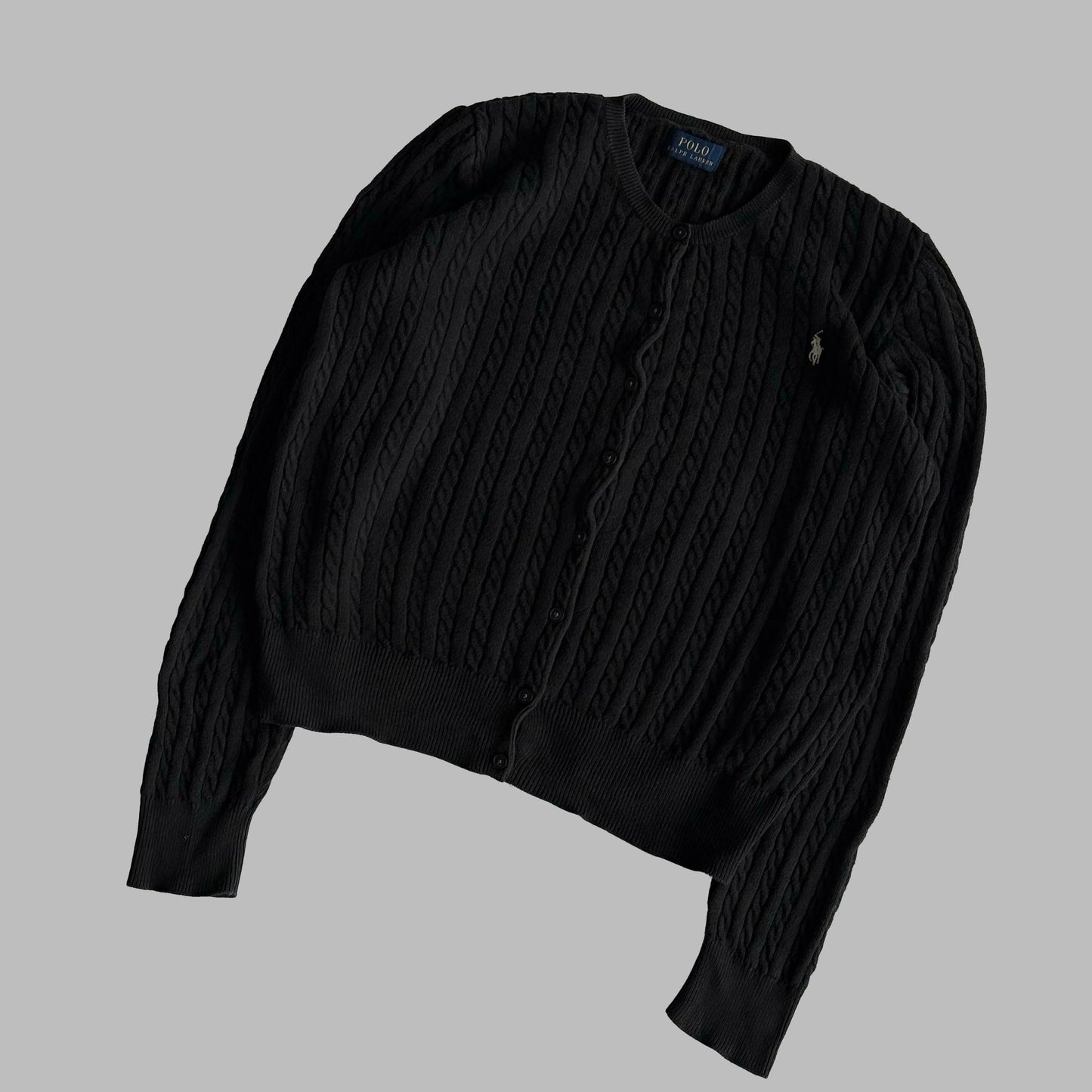 Ralph Lauren Cable Knit Cardigan - Small