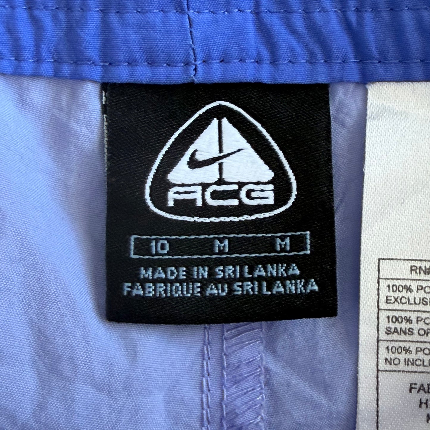Y2K Nike ACG Lightweight Mini Shorts - M