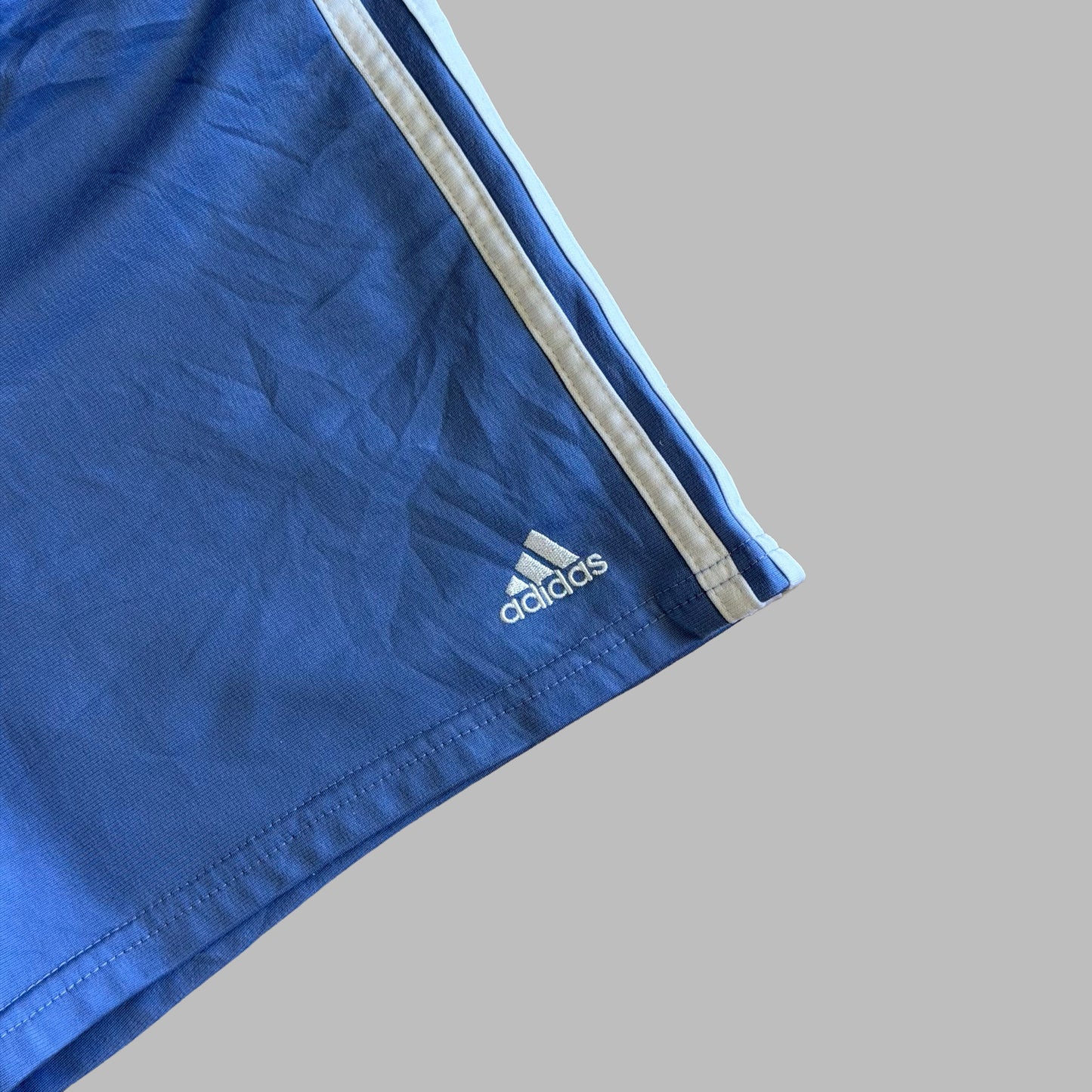Y2K Adidas Three Stripe Mini Shorts - L