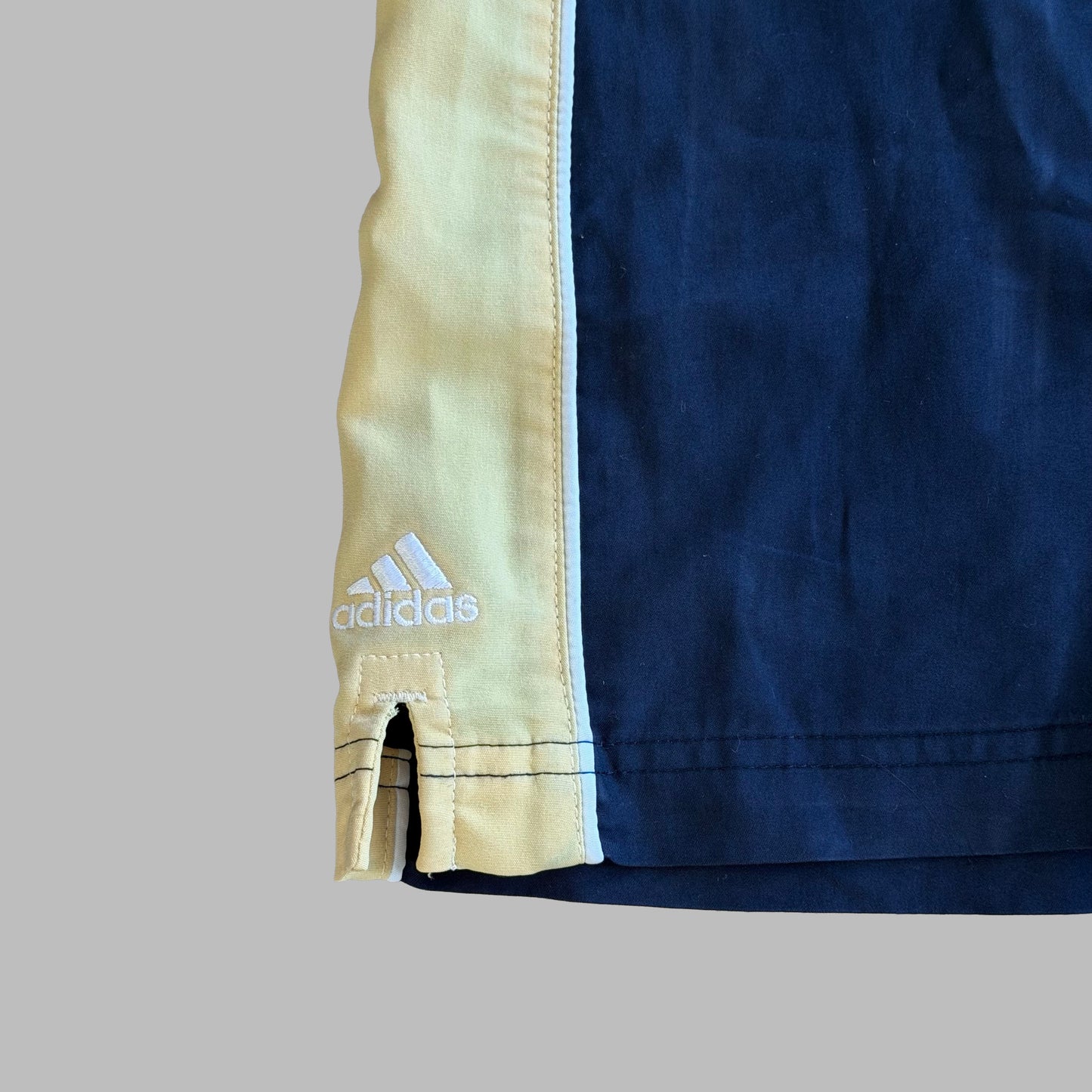 Y2K Adidas Panelled Activewear Mini Shorts - S