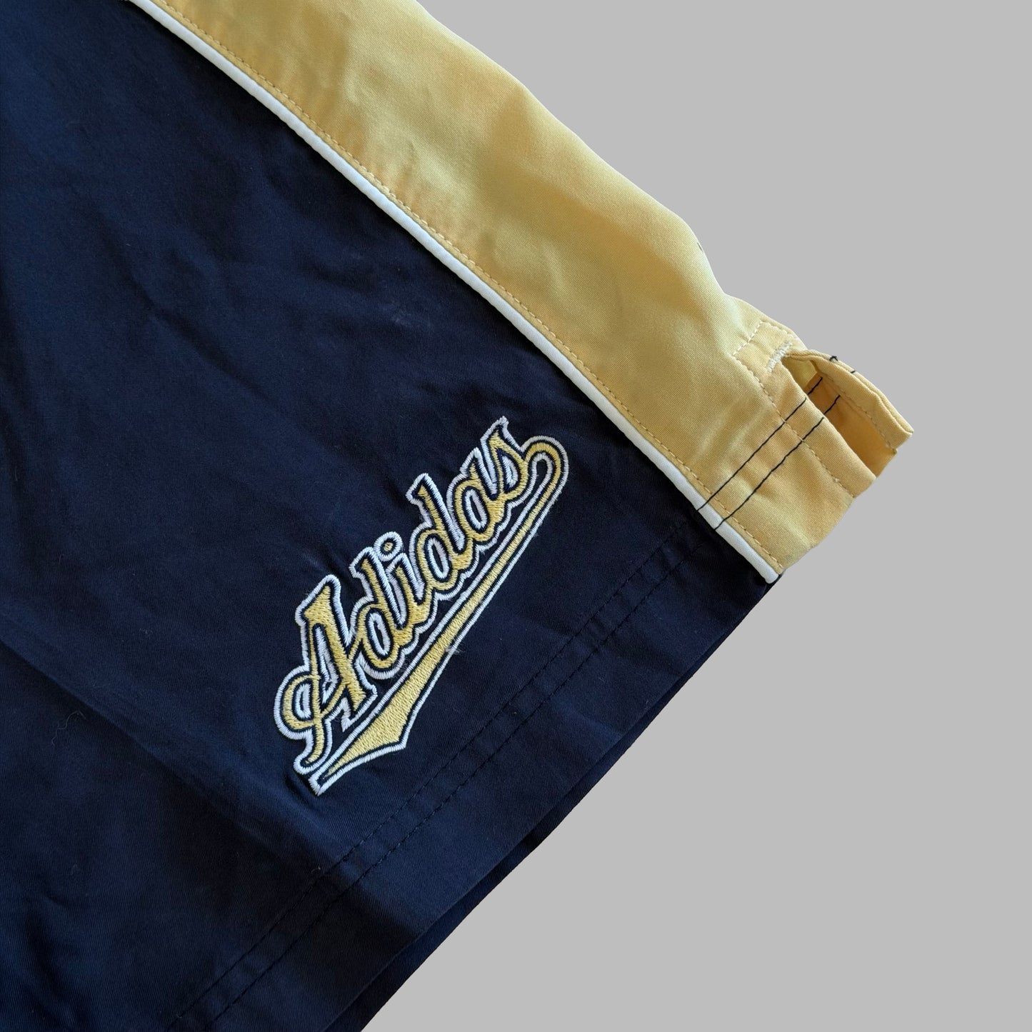 Y2K Adidas Panelled Activewear Mini Shorts - S