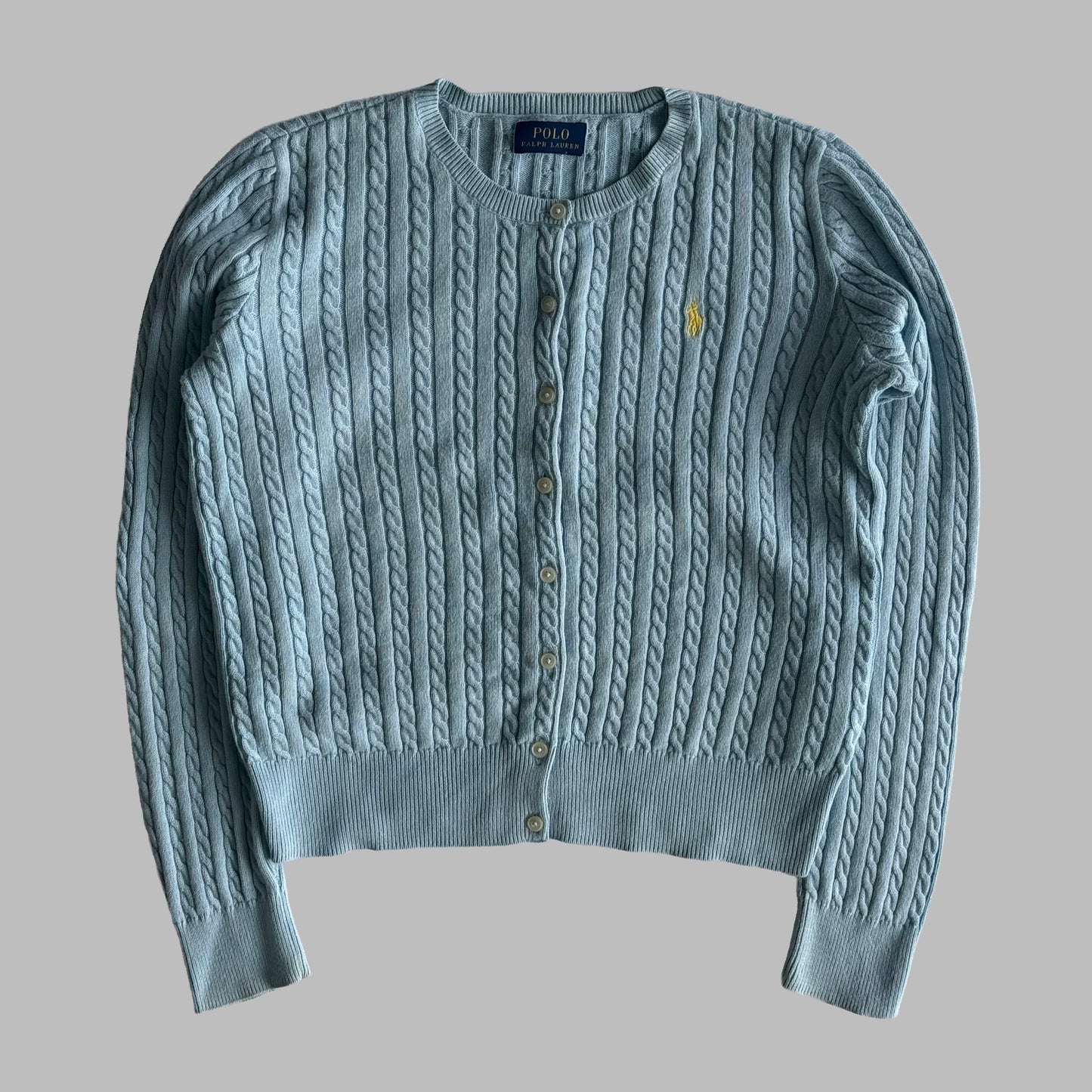 Ralph Lauren Cable Knit Cardigan - Large